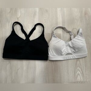 Black and White Sports Bras